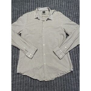 Hugo Boss Ronni Slim Fit Men's Shirt Large Cotton Long Sleeve Preppy Workwear